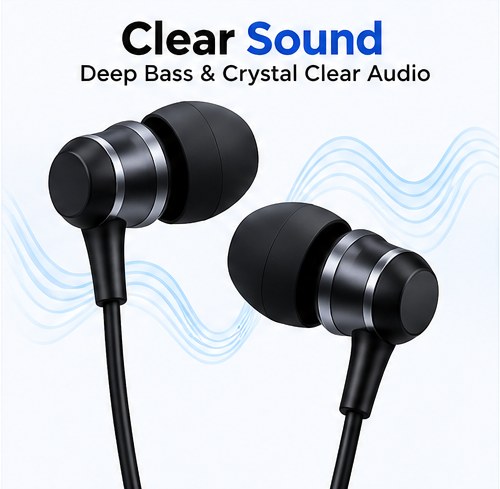 Wired Earphones with Mic (3.5mm)