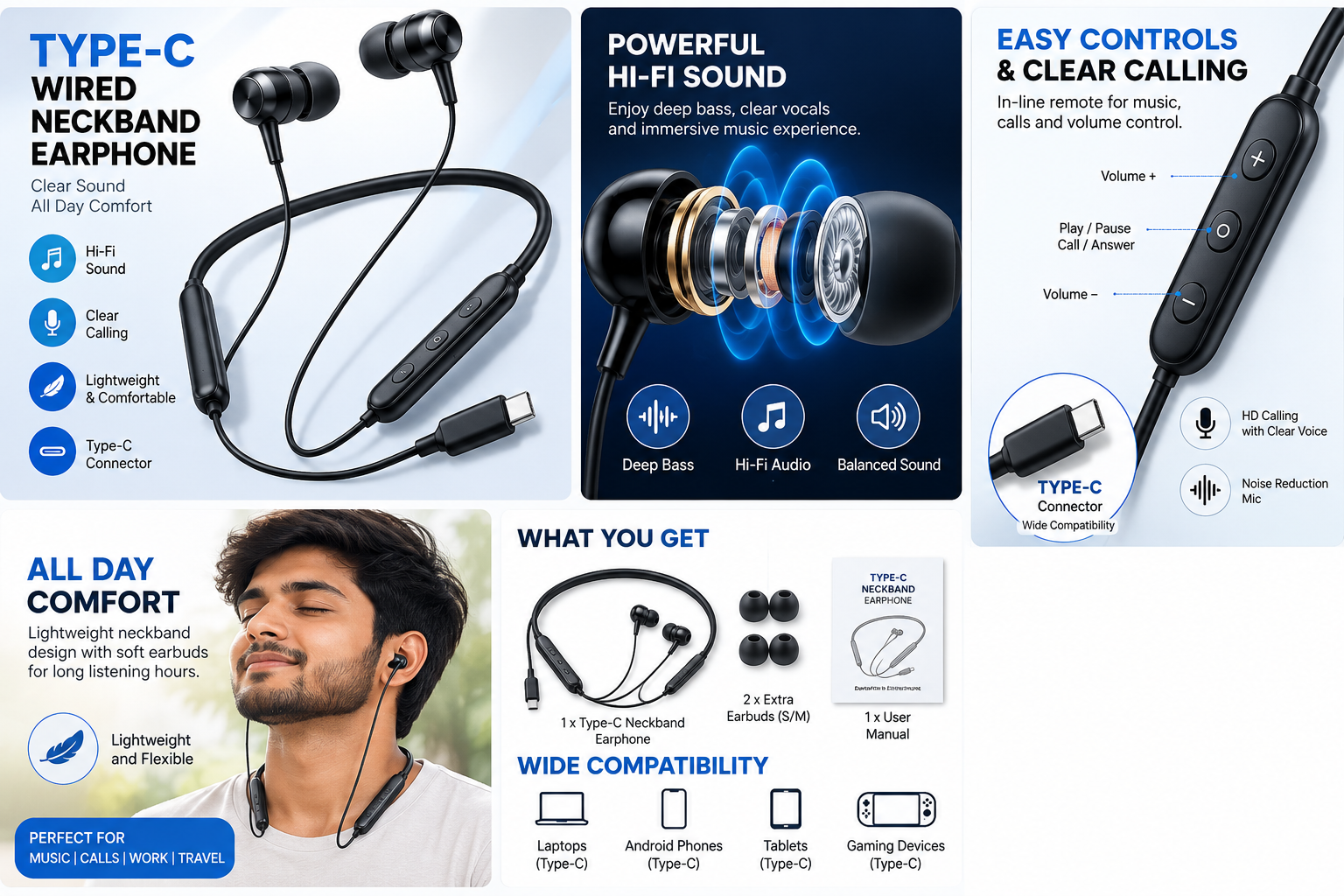 Wired Earphones with Mic (3.5mm) photo 5